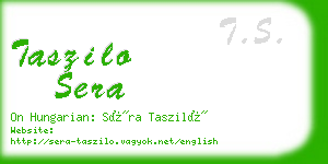 taszilo sera business card
